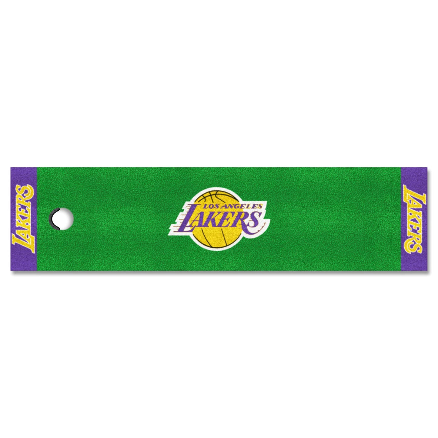 FANMATS NBA Los Angeles Lakers Nylon Face Putting Green Mat , 18x72