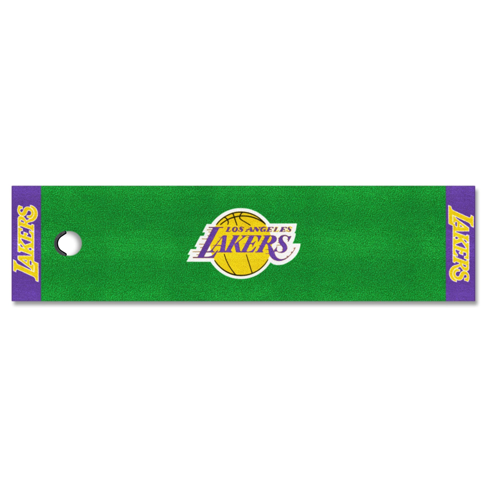 FANMATS NBA Los Angeles Lakers Nylon Face Putting Green Mat , 18x72