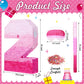 Sratte Number Piñata Number Birthday Piñata Decorations Gradient Pink Piñata With Stick Blindfold Confetti For Girls Boys Birthday Anniversary Party Decorations Supplies(Number 2)