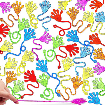 Joyin 48Pcs Sticky Hands Party Favors, Party Table Favors Set For Kids, Holiday Traditions, Xmas Gift, Bendy Tube, Bendy Tubes, Extreme Stretch Fidget, Fun Fidget Toys For Kids