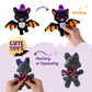 JOYIN 4PCS Baby Halloween Plush Toy  Plushie Cauldron with Ghost Bat Cat  Halloween Playset for Kid Trick or Treat  School Classroom Party Favor Supply Gift  Goodie Bag Stuffer Filler  Prize and Treat