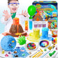 Unglinga 50+ Science Lab Experiments Kit For Kids, Stem Activities Educational Scientist Toys Gifts For Boys Girls Chemistry Set, Gemstone, Volcano Eruption