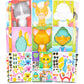Bendon Make a Face Sticker Books - Bundle of 3 with 450+ Stickers, Dinosaurs, Silly Pets & Monsters, Create a Face Sticker Pad