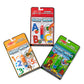 Melissa & Doug On The Go Water Wow! Reusable Water-Reveal Activity Pads, 3-pk, Animals, Alphabet, Numbers