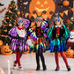 Jackcell Butterfly Wings Costumes for Girls - Double Sided Butterfly Cape Halloween Costume with Fairy Skirt for kids, Fairy Win