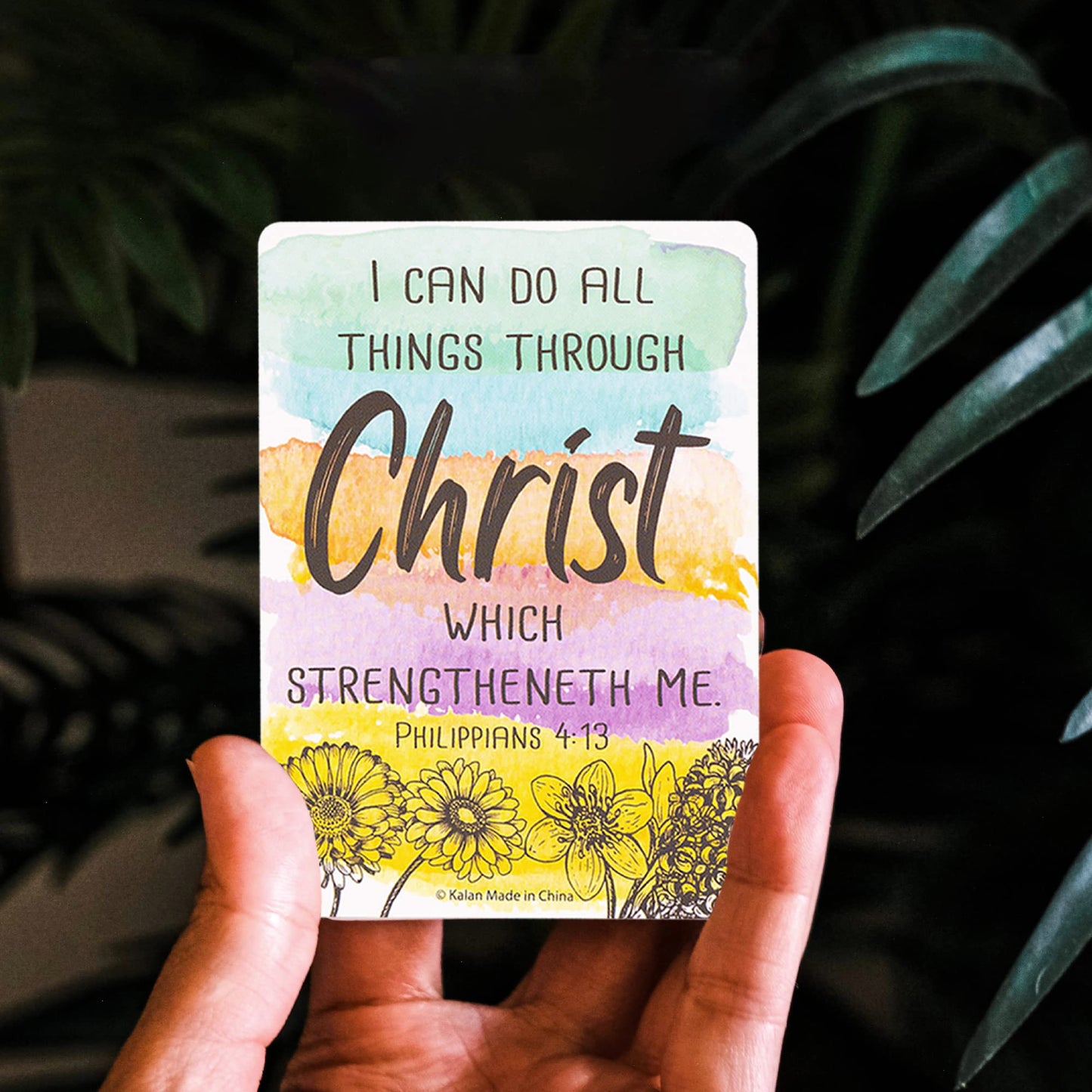 Kalan English Bible Verse Cards For Studying And Praying - Mini Scripture Cards With Bible Verses For Everyone, Bible Study Supplies And Prayer Reminders.