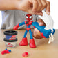 Play-Doh Marvel Spider-Man Thwip Squisher Set with Bendy Action Figure, Imagination Toys for 4 Year Old Boys and Girls and Up