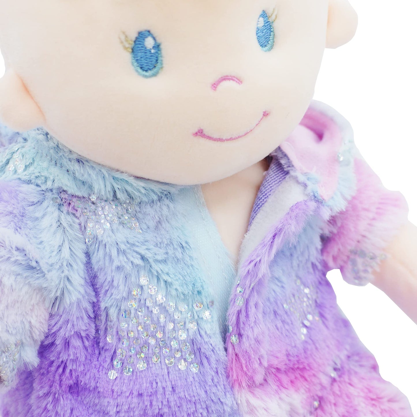 June Garden 12' Sweet Dolly Mystical Unicorn - Stuffed Ultra Soft Baby Doll For Birth And Up - Unicorn Outfit
