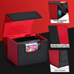 Zlca Card Deck Box For Trading Cards, Mtg Commander Deck Box Holds 120+ Single Sleeved Cards, Leather Magnetic Card Storage Box