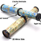 Fivoendar Magic Kaleidoscope, 4 Pack For Kids Adults 3D Mirror Lens Kaleidoscope Party Favors Stretchable Long Classic Kaleidoscope Toy Educational Science Developmental Toy (Two Colors)