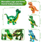 Hjingy 353 Pcs Dinosaur Party Decorations, Dinosaur Birthday Party Supplies For Kids Include Dinosaur Foil Balloons, Happy Birth