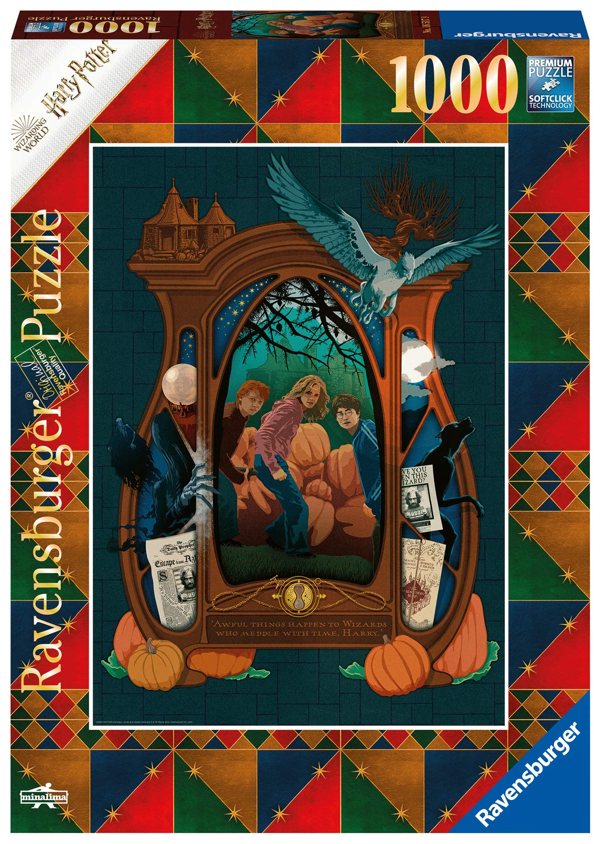 Ravensburger 1000 Piece Harry Potter Jigsaw Puzzle - Unique Softclick Technology, 27 x 20 inches, Multicolor, Model 16517