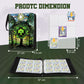 Trading Card Binder with Sleeves 9 Pocket Card Binder enhanced 900 Cards PU Card Collection Binder  Collectible Albums Card Folder for MTG  TCG  Sports Cards (Green Tree)