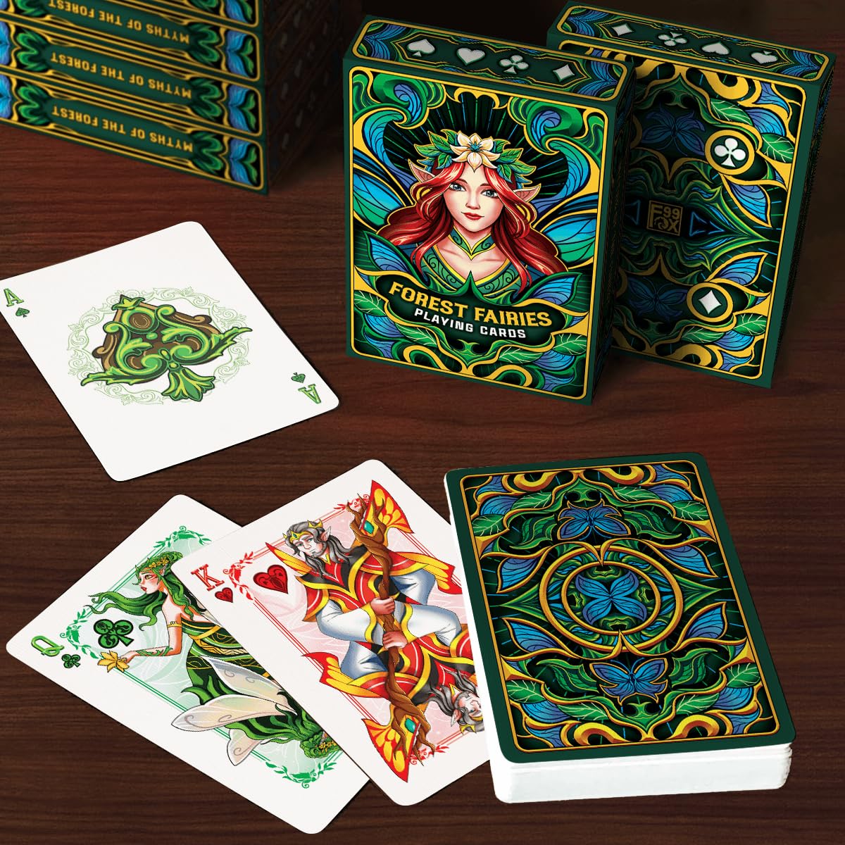 99Fox Forest Fairies Playing Cards For Adults Friends Family Funny Fantasy Collection