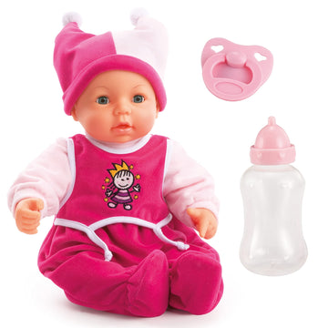Bayer Design Hello Baby Multi Function Baby Doll, 8-10 - 18' (46Cm)