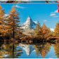 Educa - Matterhorn Mountain In Autumn - 1000 Piece Jigsaw Puzzle - Puzzle Glue Included - Completed Image Measures 26.8' X 18.9' - Ages 14+ (17973)