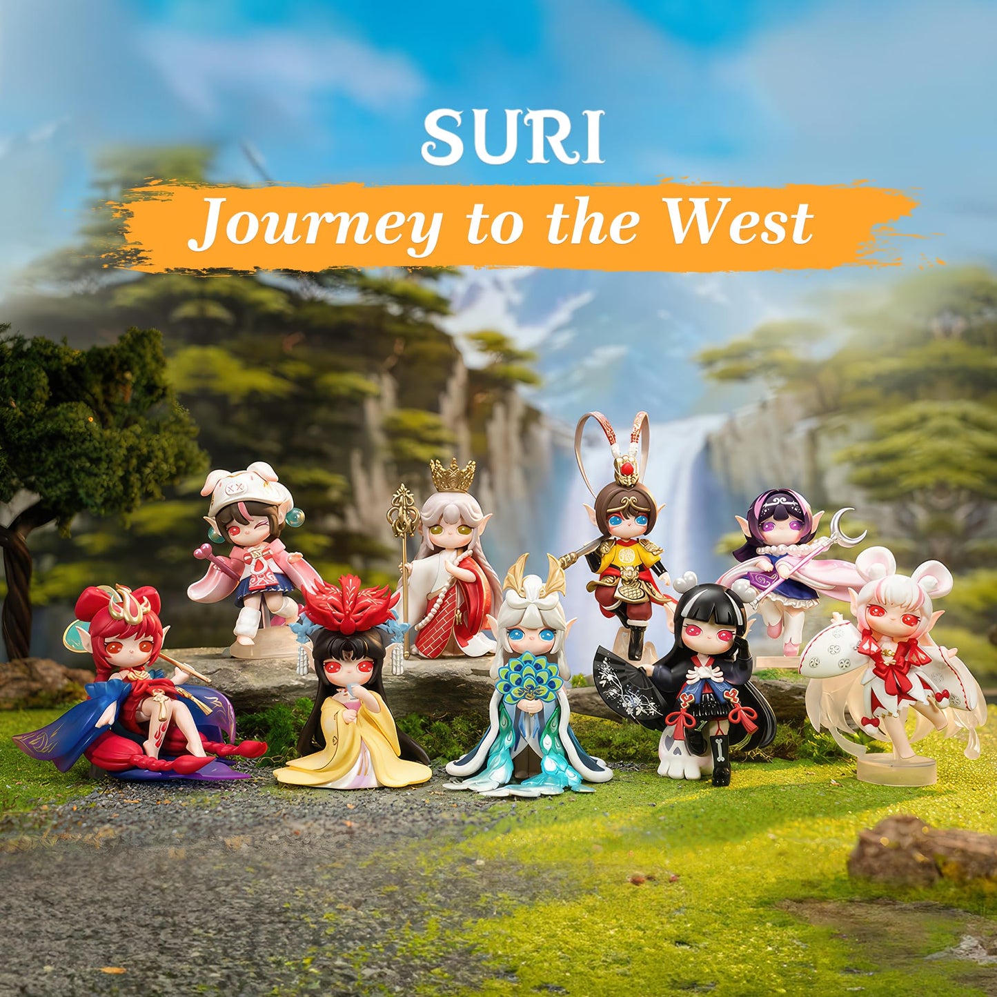 Wowood Blind Box Suri Journey To The West Series, 1Pc Exclusive Cute Figure Box, Popular Collectible Toy Action Figure