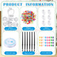 Beeveer 30 Sets Back to School Suncatchers Art Kits DIY First Day of School Suncatcher Crafts Paint Your Own Window Ornaments fo