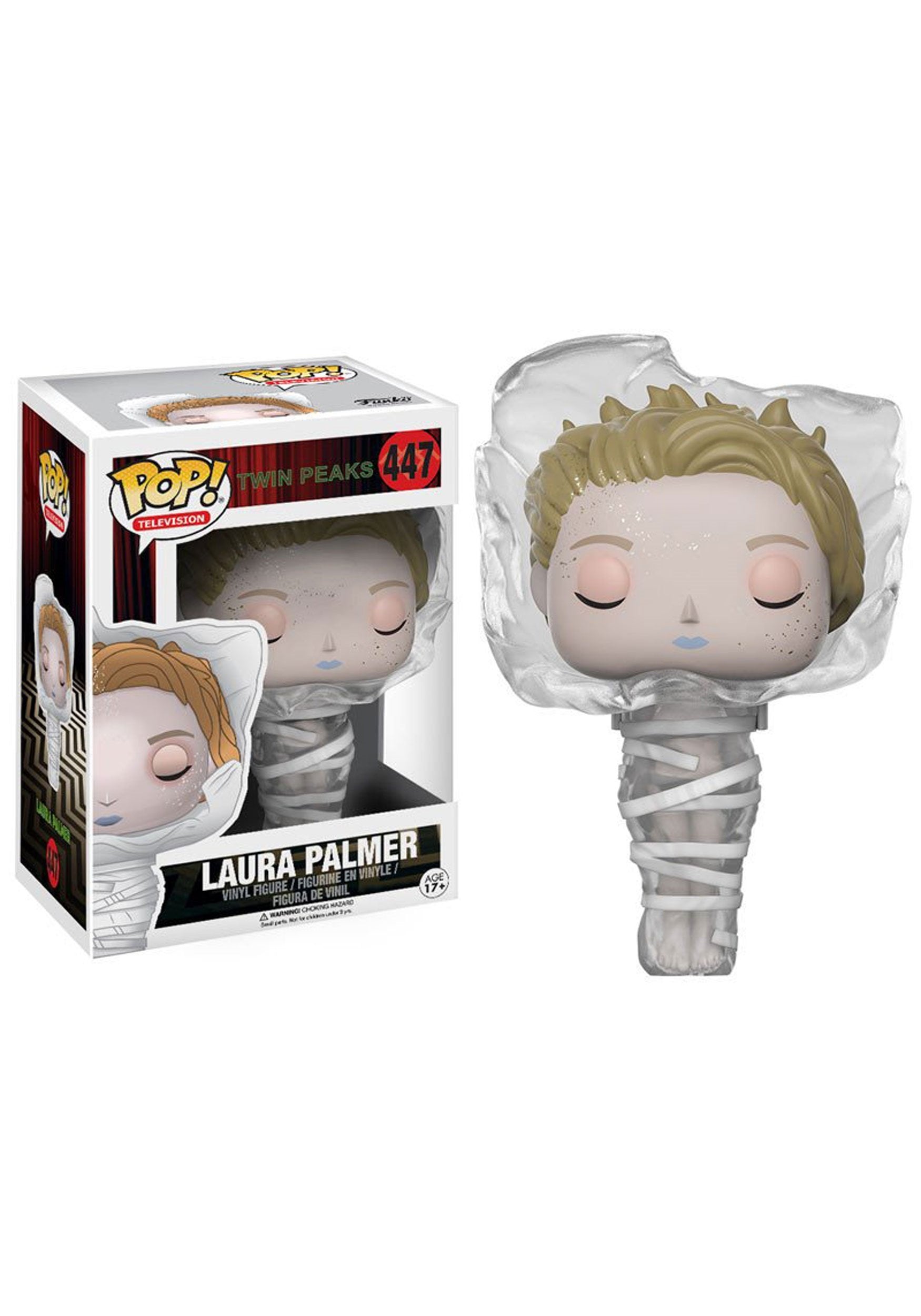 Funko Pop Television Twin Peaks Laura Palmer In Plastic Wrap Action Figure