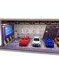 Malamfans 1/64 for Hot Wheels Japanese Style Parking Scene Display Box - 1/64 Scale Die-Cast Model Car Display Box with LED Ligh