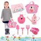 Altdorff Girls Gardening Set  Kids Garden Tools Kit Include 3 Pieces Hand Tools  Kids Apron  Tote Bag  Garden Glove and Watering Can  Garden Toys Gifts for Children