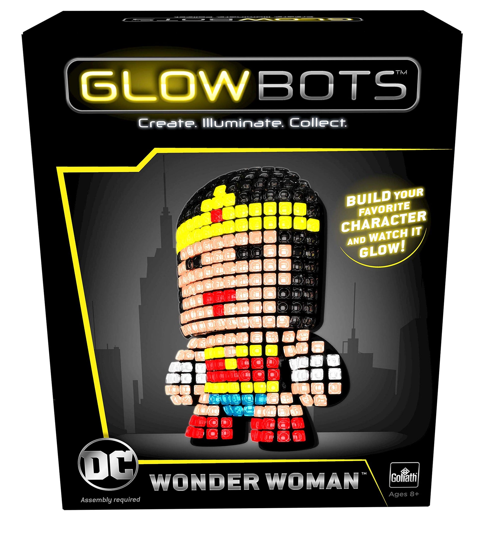 Goliath Dc Glowbot Wonder Woman, Multicolor