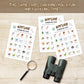 Ltazhyi Nature Scavenger Hunt Cards Set Of 30 Pcs, Nature Treasure Hunt Game For Family Friends, Outdoor Holiday Party Game Find