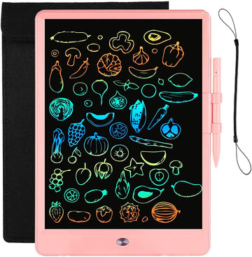 Lcd Writing Tablet For Kids Doodle Board With Bag, Electronic Digital Colorful Screen Drawing Tablet, Etch A Leyaoyao 10-Inch Dr
