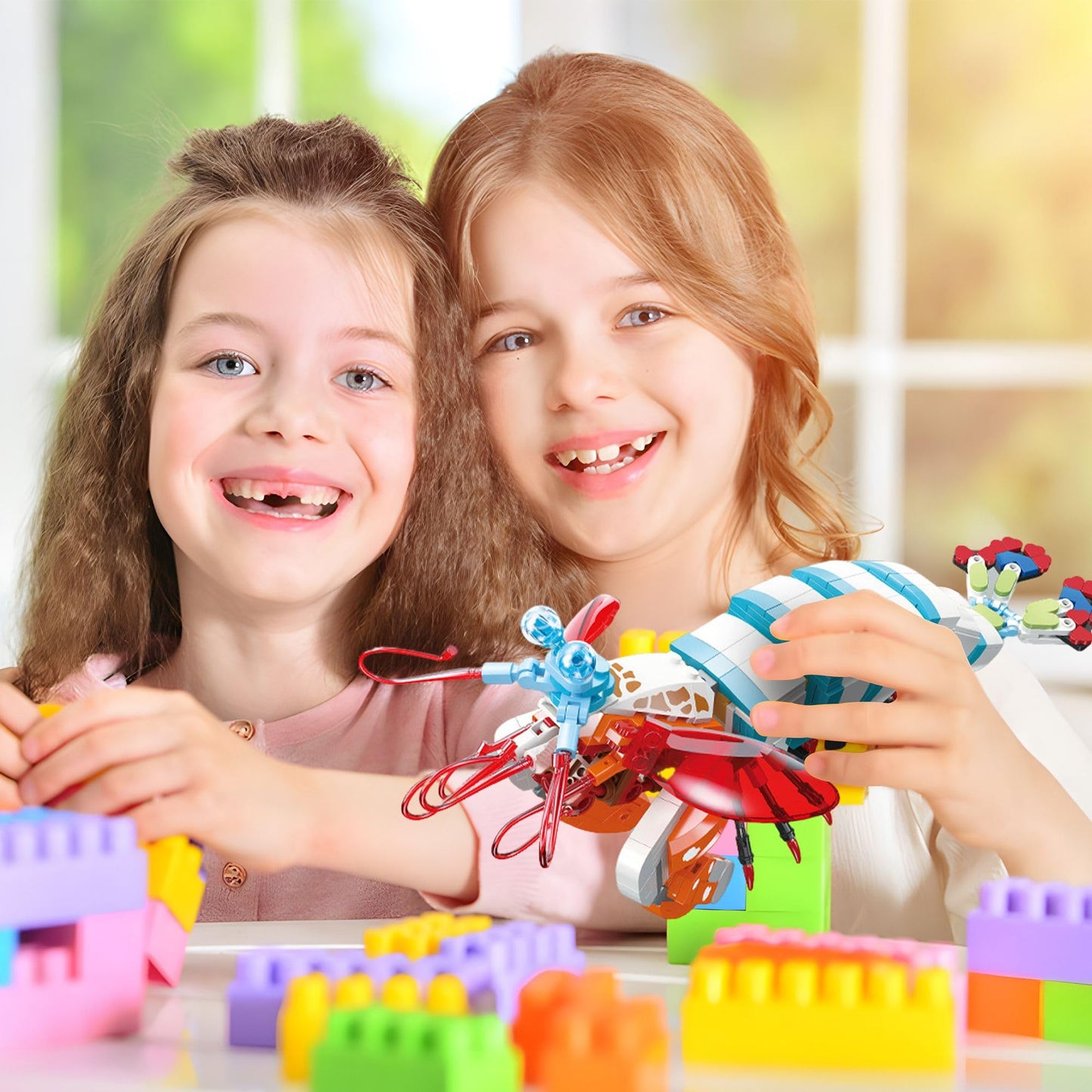 apcute 429PCS Micro Brick Mantis Shrimp Building Set, 6.7 x 5.6 x 8.5 inches, ABS Material, Creative Gift for Ages 6+