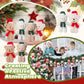 Hiboom 40 Pieces Christmas Stuffed Animal Bear Christmas Small Plush Bear Cute Bear Stuffed Animals Xmas Plush Bear Toys For Bir