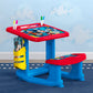 Delta Children Disney Mickey Mouse Draw and Play Desk - Small Blue, Plastic, Includes 10 Markers & Coloring Book, Model TT87461MM-1054