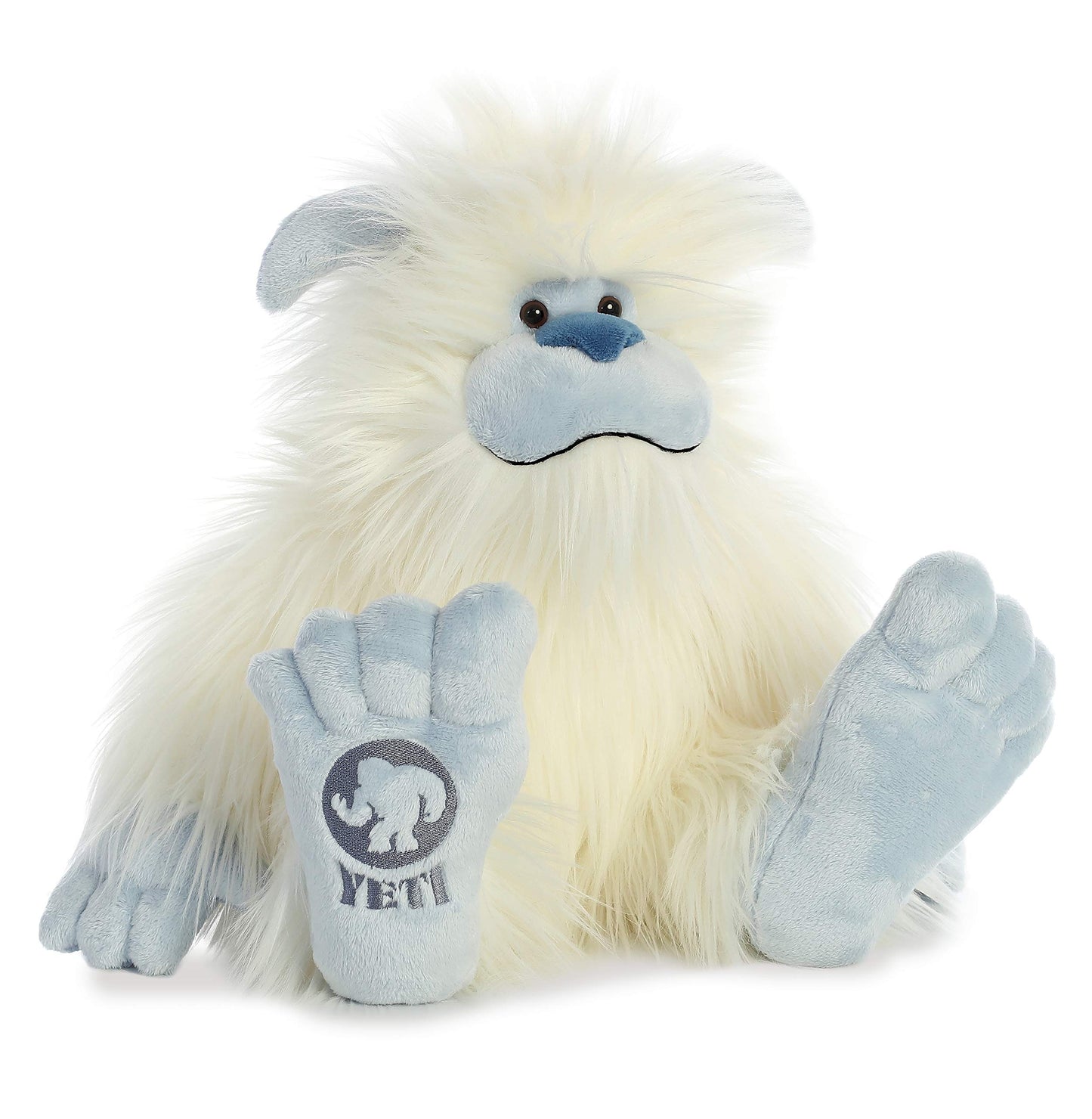 Aurora® Mysterious Fantasy Yeti Stuffed Animal - Mythical Companion - Imaginative Adventures - White 16.5 Inches