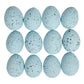 Creative Co-Op Boxed Set Of 12 Blue Speckled Ceramic Robin Eggs