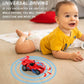 huwairen Dinosaur Toys for 3-6 Year Old Girls Transforming Dinosaur Car with LED Light and Music Gifts for 3 4 5 6 7 Year Old Gi