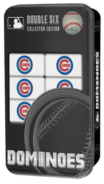 MasterPieces Officially Licensed MLB Chicago Cubs 28 Piece Dominoes Game for mature-themeds
