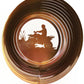 Stainless Steel Wind Spinner, 12' Four Wheeler, Copper Starlight