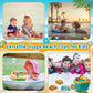 HomeMall 14PCS Beach Toys for Kids, Sand Toys Set for Toddlers, Sandbox Toys Includes Collapsible Bucket Shovel and Rake Set, Sa