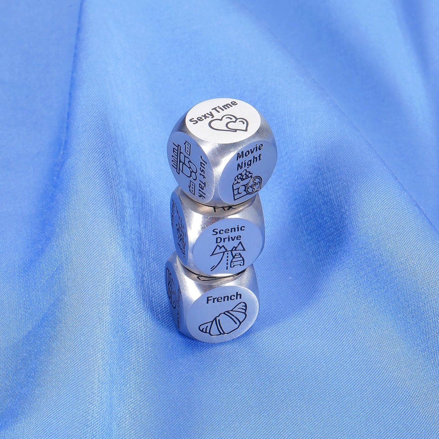 Food Decision Dice Decider for Couple,Date Night Dice