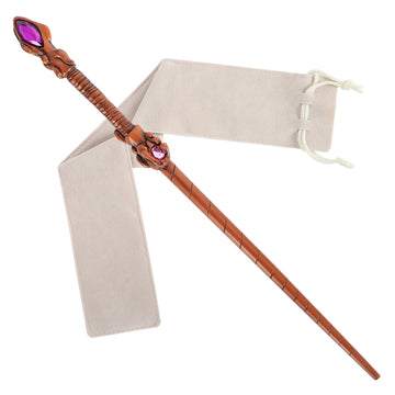 Magic Wizard Witch Sorcerer Witchcraft Wand For Collectible Magical Toy Wands (Gem)