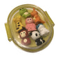 Iwako Japanese Box Set, Animals and Sea Life Erasers, Yellow