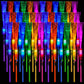 Zhanmai 24 Pieces Upgraded Glow Fiber Wands Sticks Led Light Wands Fiber Optic Wands Led Flashing Sticks Glow Flashing Wands Fiber Optic Wands For Wedding Party Favors(Mixing Color)
