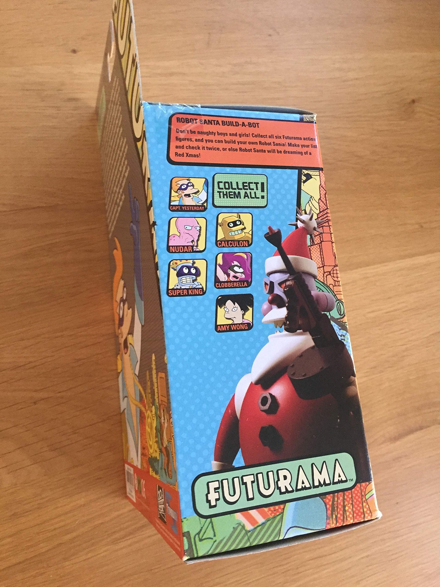 Futurama Toynami Series 4 Action Figure Fry As Captain Yesterday