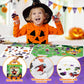 4 Sets Halloween Reusable Sticker Books for Toddlers 1-3, Arts Crafts for Toddler 3-5, Activity Books for Kids 2-4, Toddler Toys