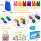 Fubaoda Kids 600Pcs Set Building Blocks Construction Toy - Learning Playset Stem Educational Kit Child Branin Development Preschool Kindergarten Toy