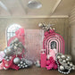 Pink And Silver Balloons, 12 Inch Hot Pink Pastel Pink Latex Balloon Metallic Chrome Silver Helium Balloons For Girls Women Brid