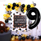 Katchon, Giant Black Number 9 Balloon - 40 Inch | Black 9 Balloon | 9Th Birthday Balloon For 9Th Birthday Decorations For Boys | 9 Year Old Balloon For 9 Years Birthday Decorations | 9 Number Balloon
