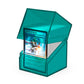 Ultimate Guard Boulder 100+ Clear, Deck Case For 100 Double-Sleeved Tcg Cards, Malachite, Secure & Durable Storage For Trading C