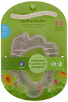 Green Sprouts Fruit Cooling Teether | Soothes Gums & Promotes Healthy Oral Development | Safer Plastic Filled With Sterilized Water, Chill For Extra Relief, Textured Surface To Massage Gums