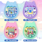 Meetikar Silicone Cover Compatible with Tamagotchi Pix Virtual Pet Game Machine, Protective Sleeve for Tamagotchi Pix with Finge