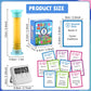 Easter 5 Second Game 108 Simple Question Cards Digital Timer And 5 Second Hourglass Question Card Games For Adults Family Party